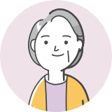 女性のイラストアイコン