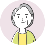女性のイラストアイコン