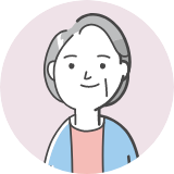 女性のイラストアイコン